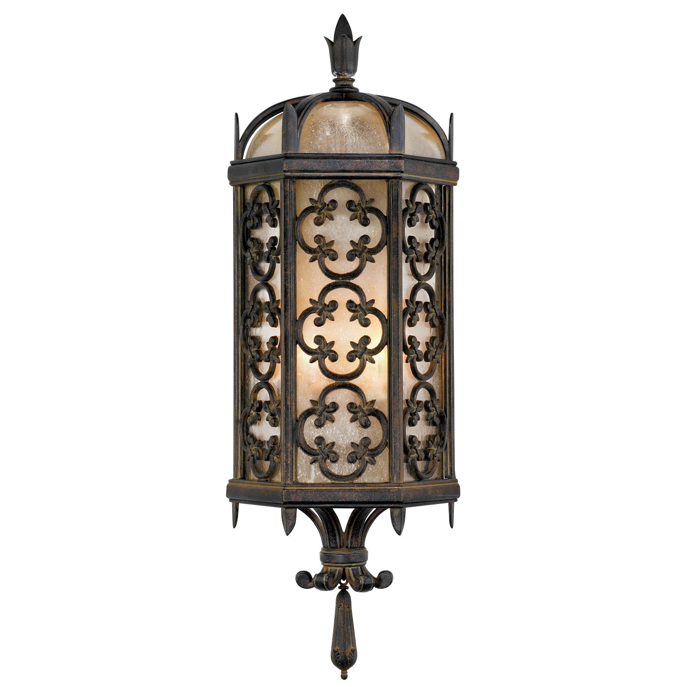 Fine Art Costa del Sol Outdoor Sconce Outdoor l Wall Fine Art Handcrafted Lighting Wrought Iron  