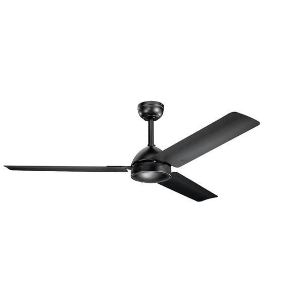 Kichler 56 Inch Todo Fan 330025 Indoor Ceiling Fans Kichler Satin Black  