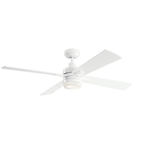 Kichler 52 Inch Lija Fan LED 330140 Indoor Ceiling Fans Kichler White  