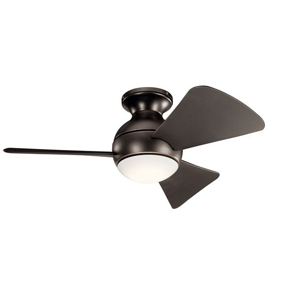 Kichler 34 Inch Sola Fan LED 330150 Indoor Ceiling Fans Kichler Olde Bronze  