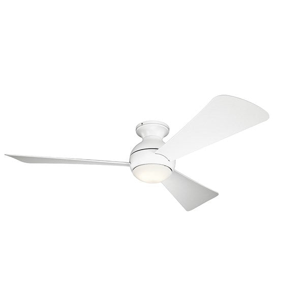Kichler 54 Inch Sola Fan LED 330152 Ceiling Fan Kichler Matte White  