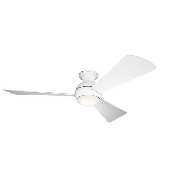 Kichler 54 Inch Sola Fan LED 330152 Indoor Ceiling Fans Kichler Matte White  