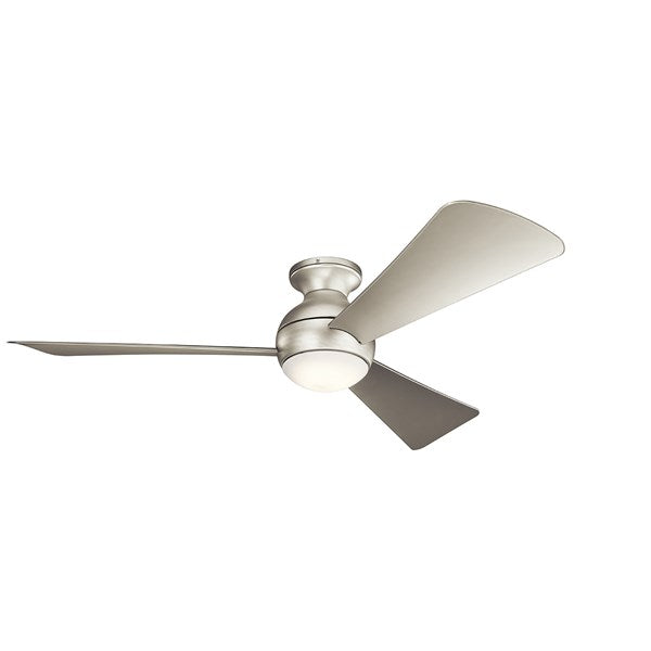 Kichler 54 Inch Sola Fan LED 330152 Ceiling Fan Kichler Brushed Nickel  