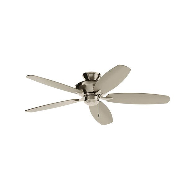 Kichler 52 Inch Renew Fan 330160 Indoor Ceiling Fans Kichler Brushed Stainless Steel  