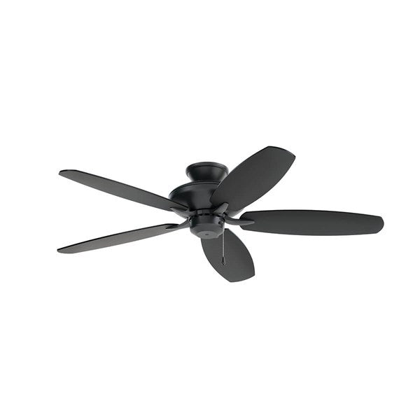 Kichler 52 Inch Renew Fan 330160 Indoor Ceiling Fans Kichler Satin Black  