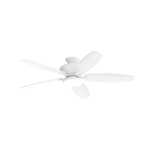 Kichler 52 Inch Renew Designer Fan LED 330163 Indoor Ceiling Fans Kichler Matte White  