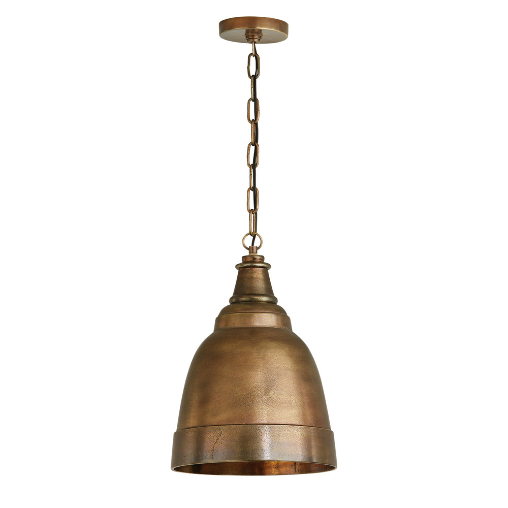 Capital 1 Light Pendant 330310 Pendants Capital Brass  