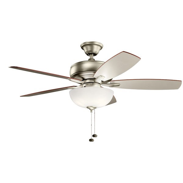 Kichler 52 Inch Terra Select Fan LED 330347 Indoor Ceiling Fans Kichler Brushed Nickel  