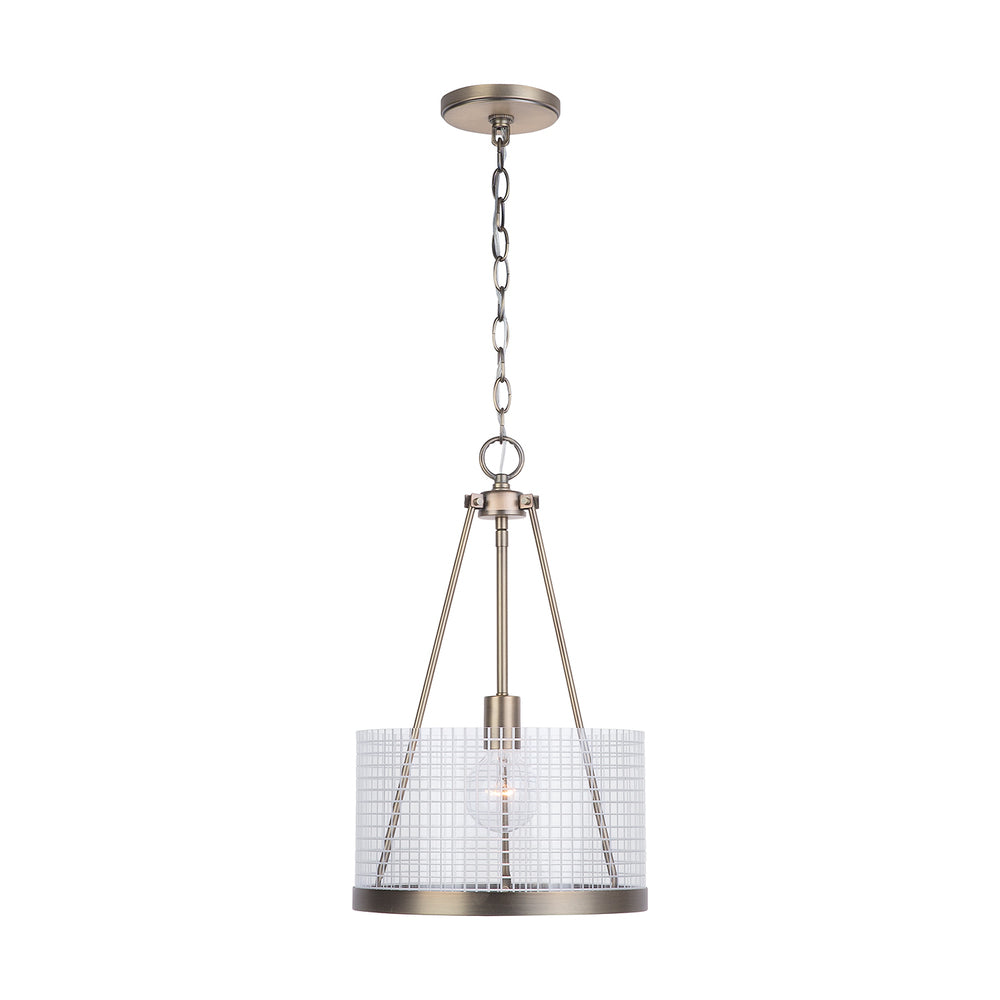 Capital 1 Light Pendant 331111 Pendants Capital Brass  