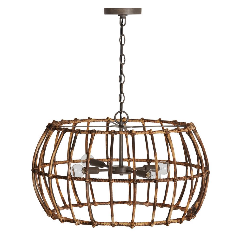 Capital 4 Light Pendant 335742 Pendants Capital Gray  