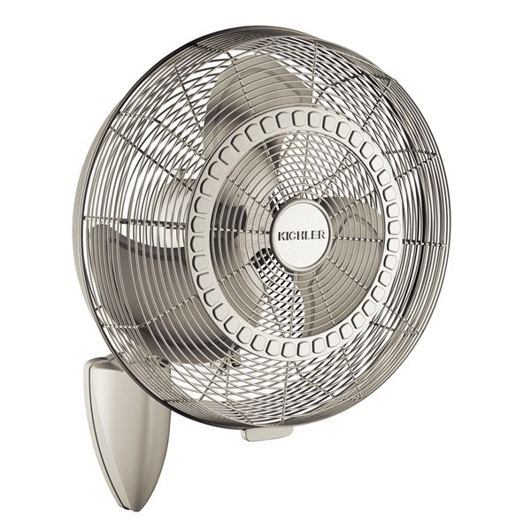 Kichler 18 Inch Pola Wall Fan 339218 Indoor Ceiling Fans Kichler Brushed Nickel  