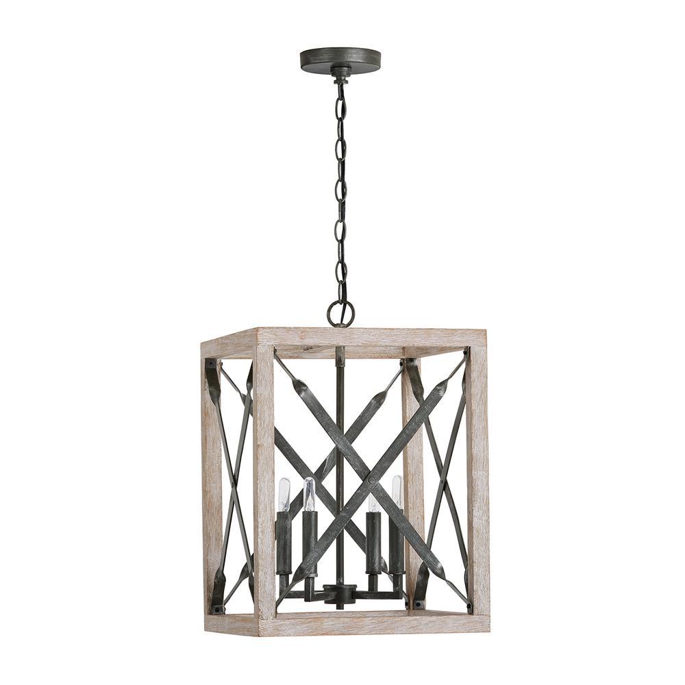 Capital 4 Light Pendant 340441 Pendants Capital Combination Finishes  