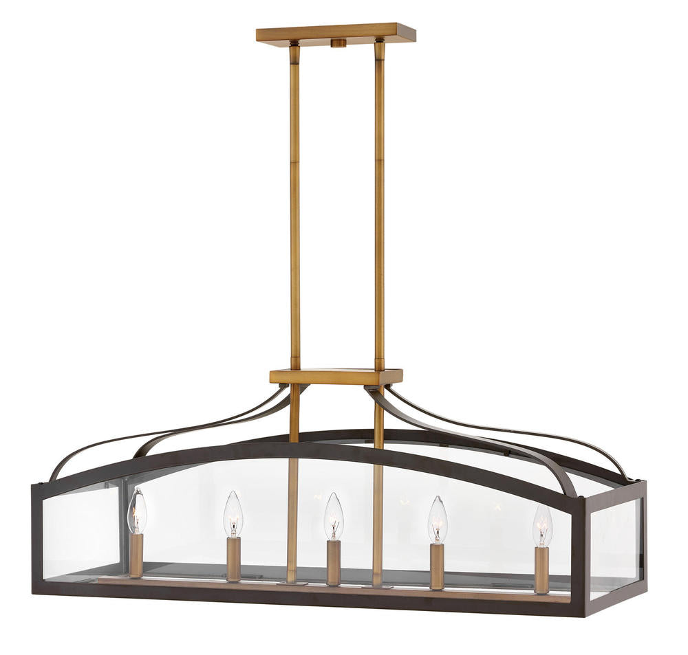 Hinkley CHANDELIER CLARENDON HL3416 Chandeliers Hinkley Bronze  