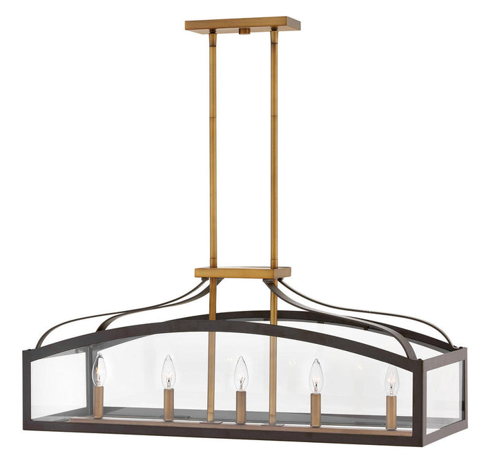 Hinkley CHANDELIER CLARENDON HL3416 Chandeliers Hinkley Bronze  