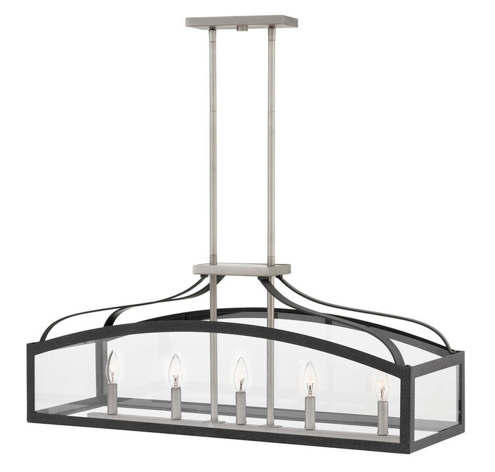 Hinkley CHANDELIER CLARENDON HL3416 Chandeliers Hinkley Gray  