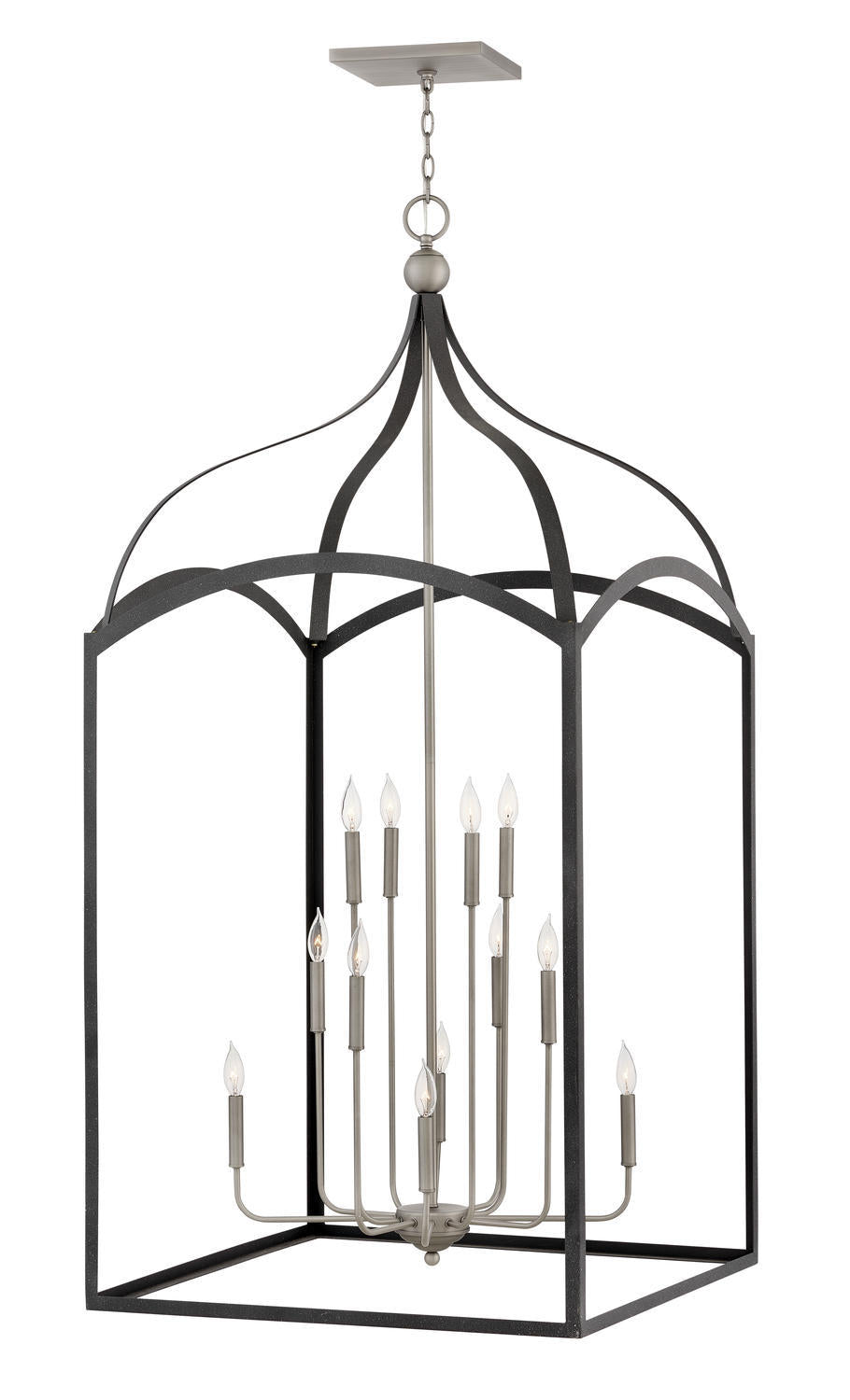 Hinkley CHANDELIER CLARENDON HL3419 Chandeliers Hinkley Gray  