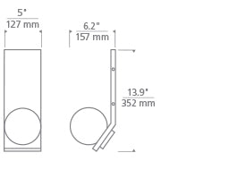 Tech Lighting Mina Wall Wall Sconces Visual Comfort Modern   