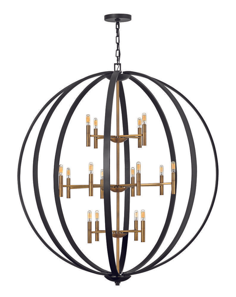 Hinkley CHANDELIER EUCLID HL3465 Chandeliers Hinkley Bronze  