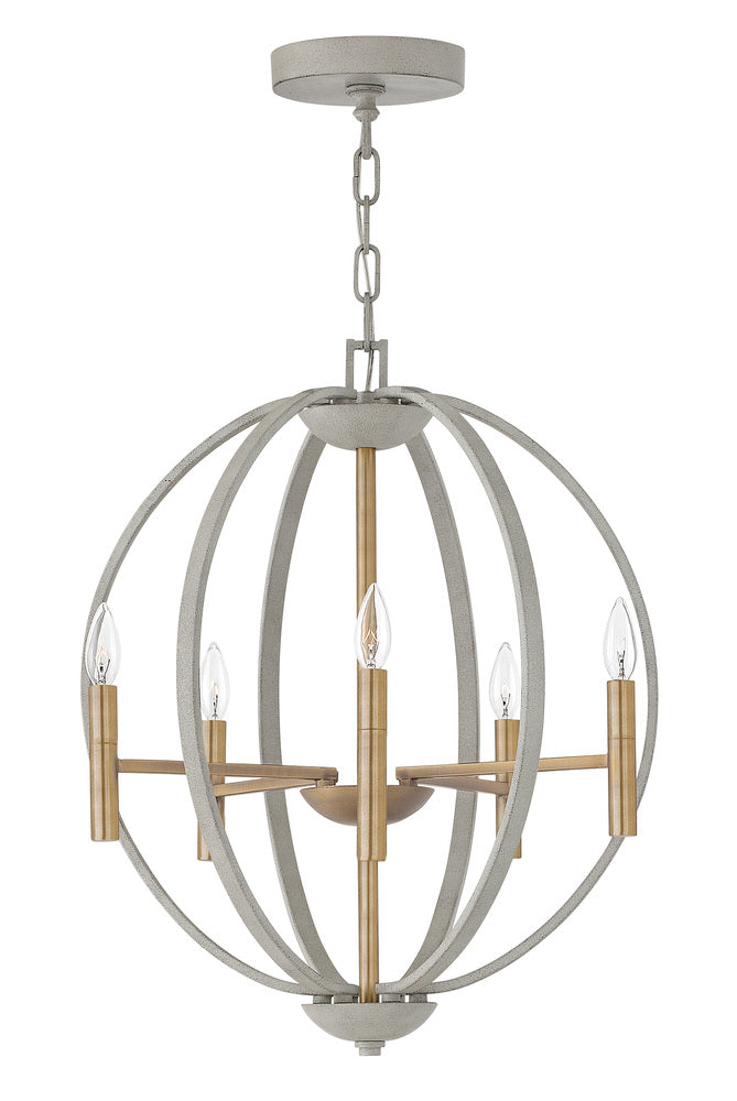 Hinkley CHANDELIER EUCLID HL3466 Chandeliers Hinkley Steel  