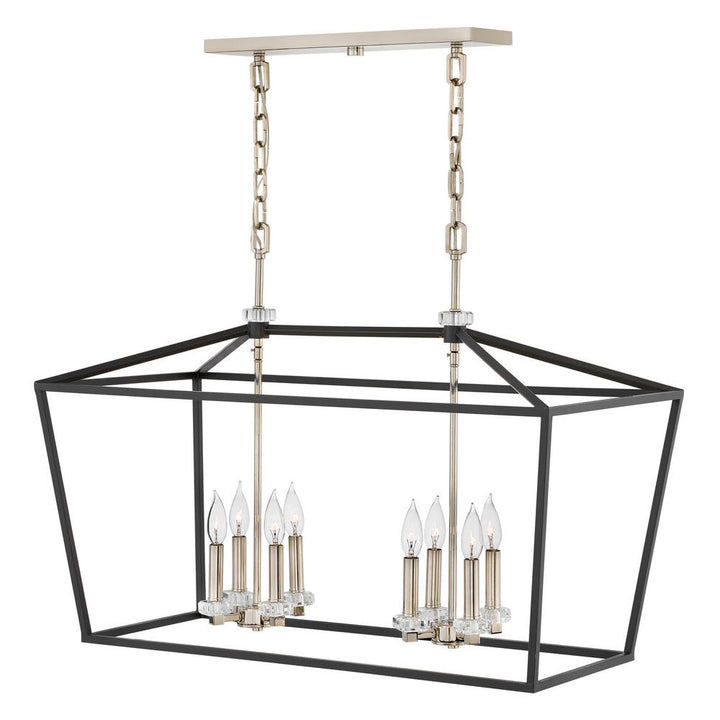 Hinkley CHANDELIER STINSON HL3534 Chandeliers Hinkley Black  