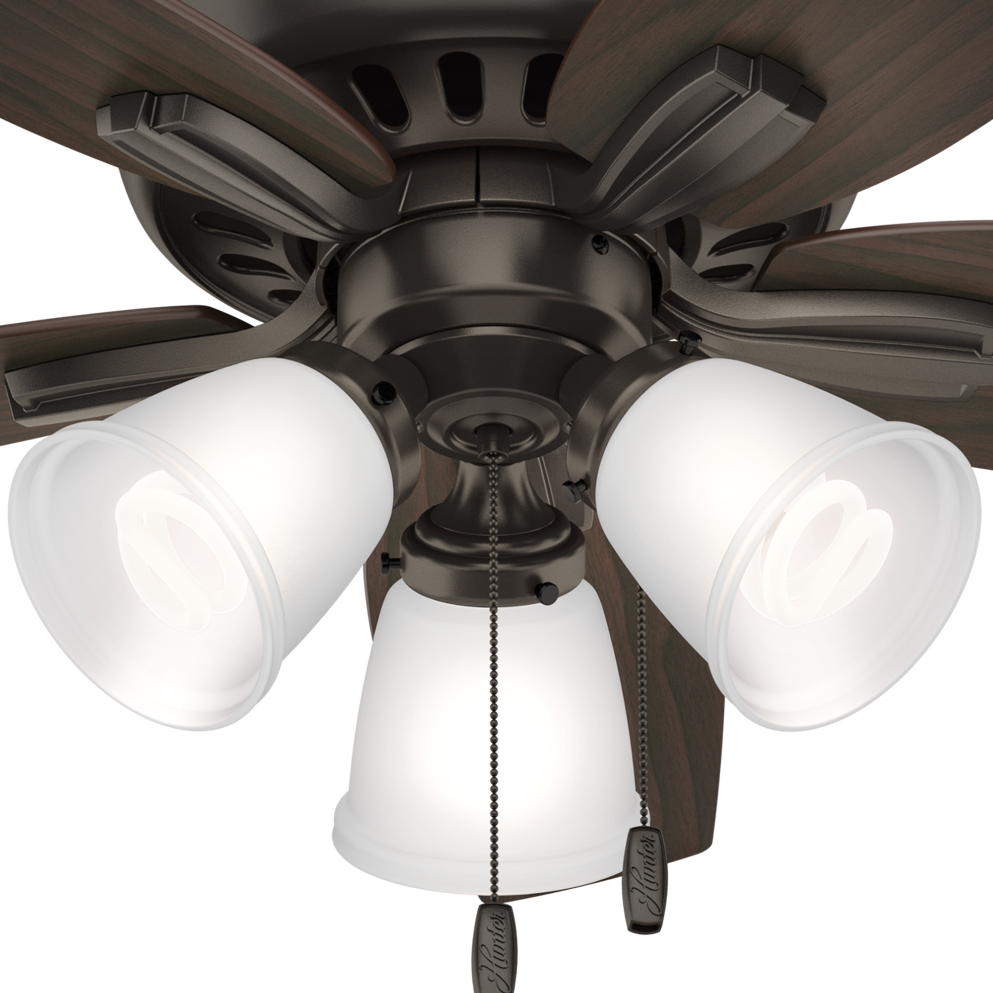 Hunter 42 inch Newsome Ceiling Fan with LED Light Kit and Pull Chain