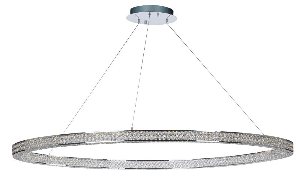 Maxim Eternity LED-Entry Foyer Pendant 39776 Pendants Maxim Chrome  