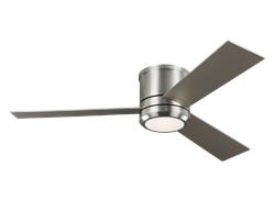 Monte Carlo 56" Clarity Flush Mount Ceiling Fan 3CLMR56