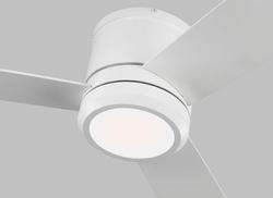 Monte Carlo 56" Clarity Flush Mount Ceiling Fan 3CLMR56