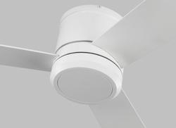 Monte Carlo 56" Clarity Flush Mount Ceiling Fan 3CLMR56