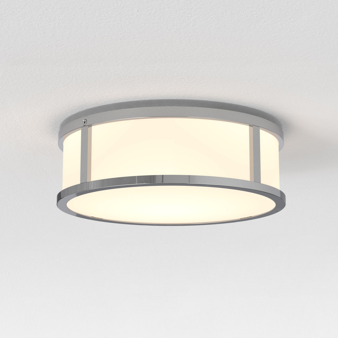 Astro Lighting Round Mashiko Ceiling Flush Mounts Astro Lighting 3.23xx Polished Chrome No, E26/Medium