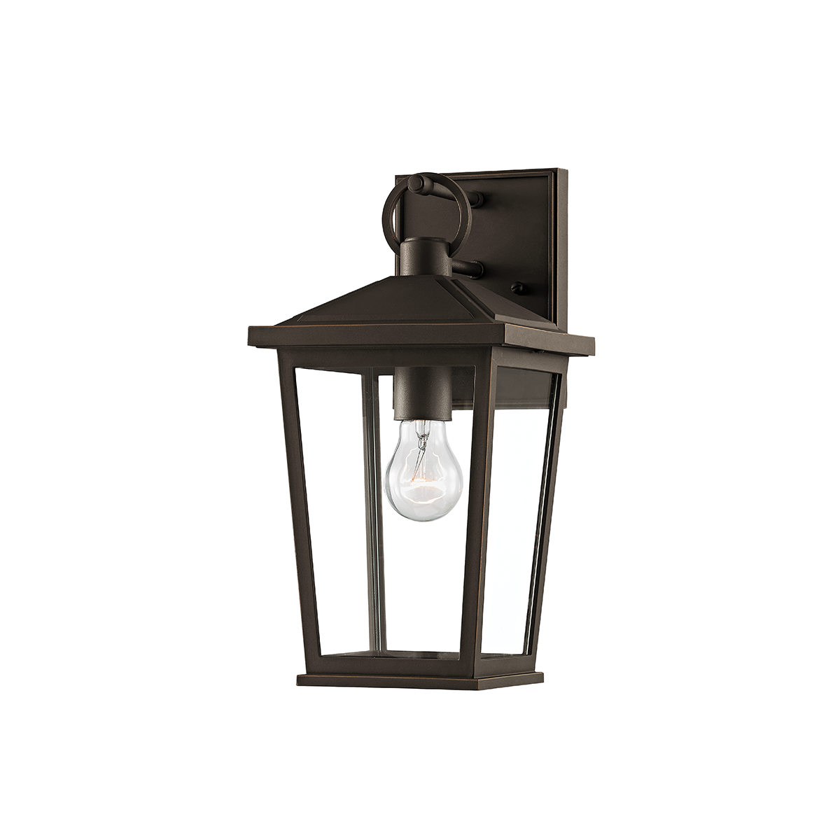 Troy SOREN 1 LIGHT SMALL EXTERIOR WALL SCONCE B8901 Outdoor l Wall Troy Lighting TEXTURED BRONZE W/ HL  
