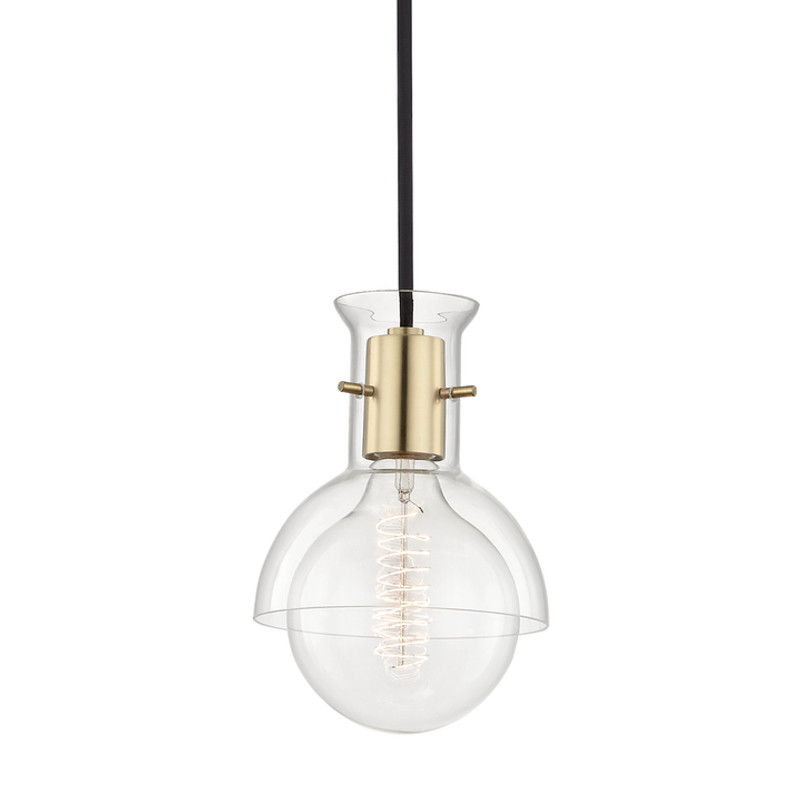 Hudson Valley Lighting Riley 1 Light Pendant With Glass H111701G