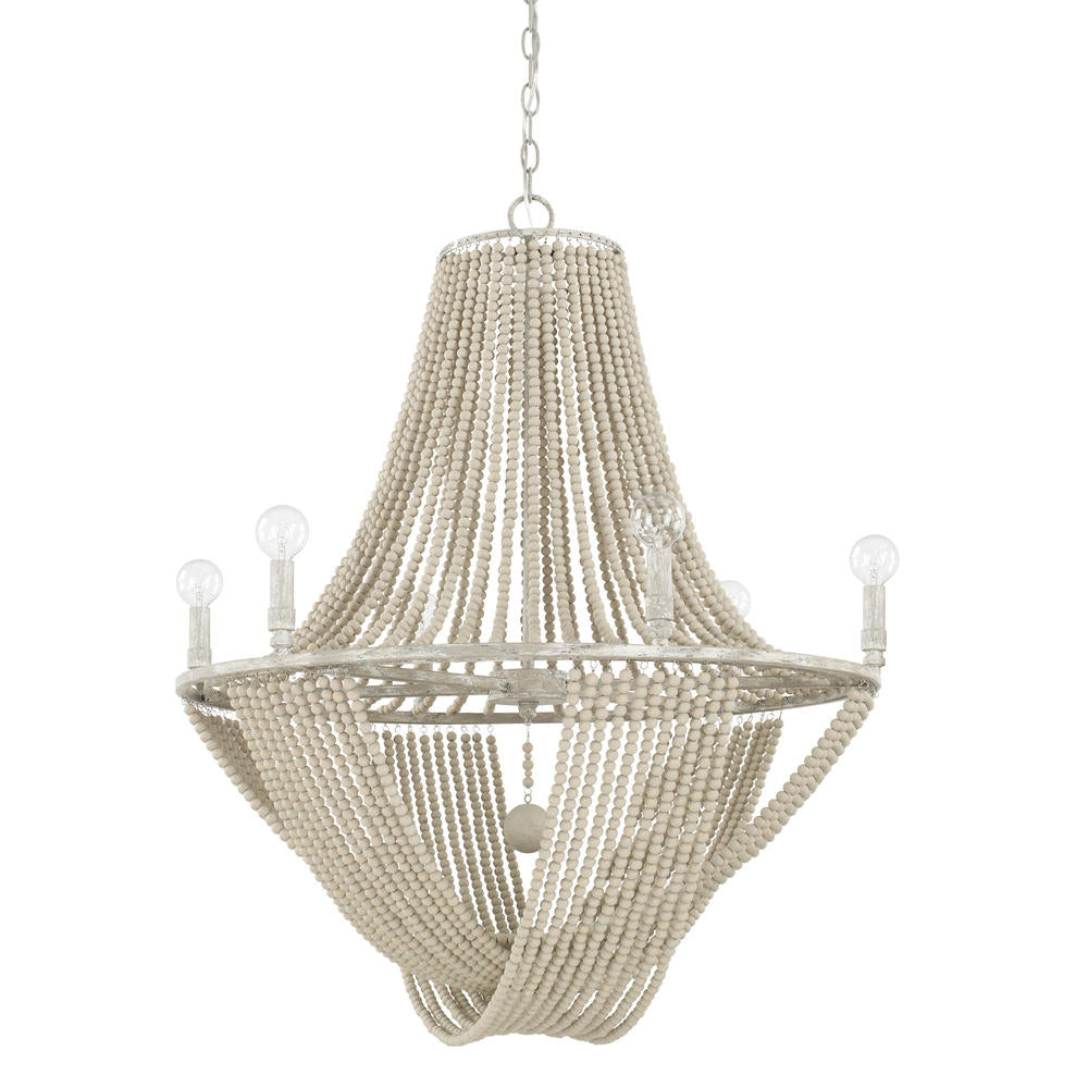 Capital 6 Light Chandelier 429561 Chandeliers Capital Gray  