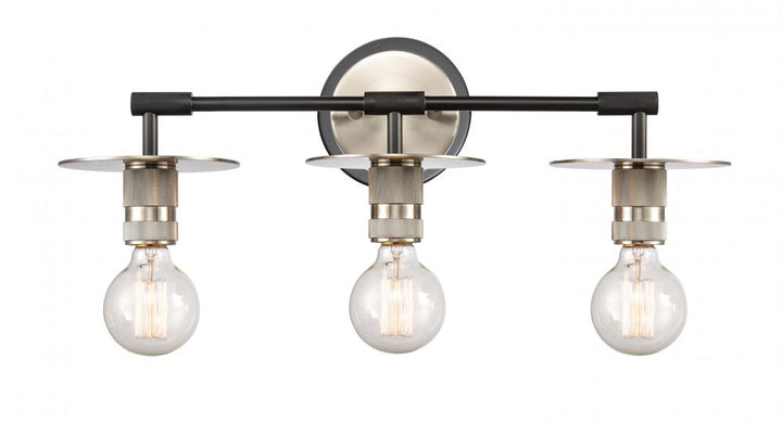 Innovations Lighting 3 Light Bath Vanity Light 431-3W Vanity Lights Innovations Lighting Nickel  