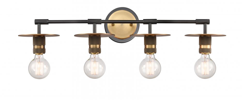 Innovations Lighting 4 Light Bath Vanity Light 431-4W Vanity Lights Innovations Lighting Antique Brass  