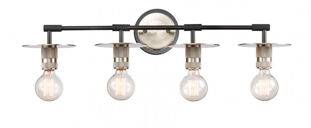 Innovations Lighting 4 Light Bath Vanity Light 431-4W Vanity Lights Innovations Lighting Nickel  