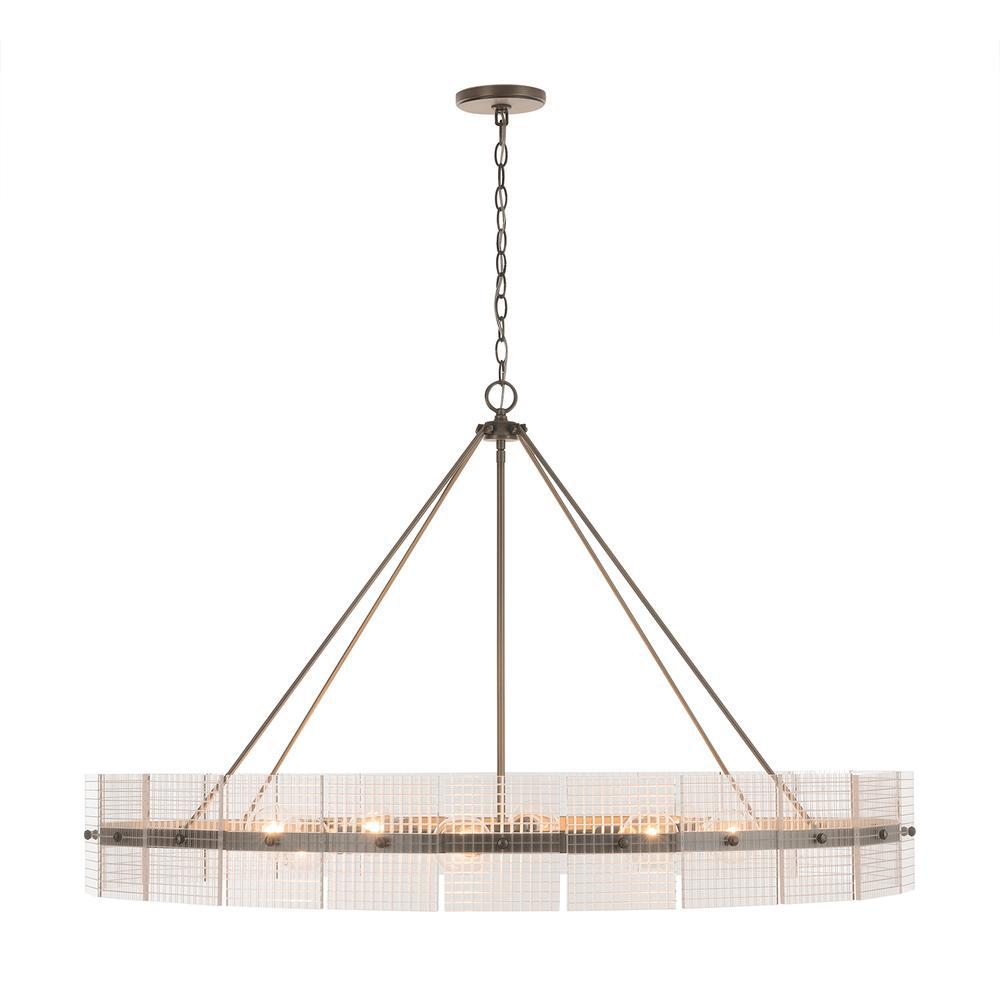 Capital 8 Light Chandelier 431181 Chandeliers Capital Brass  