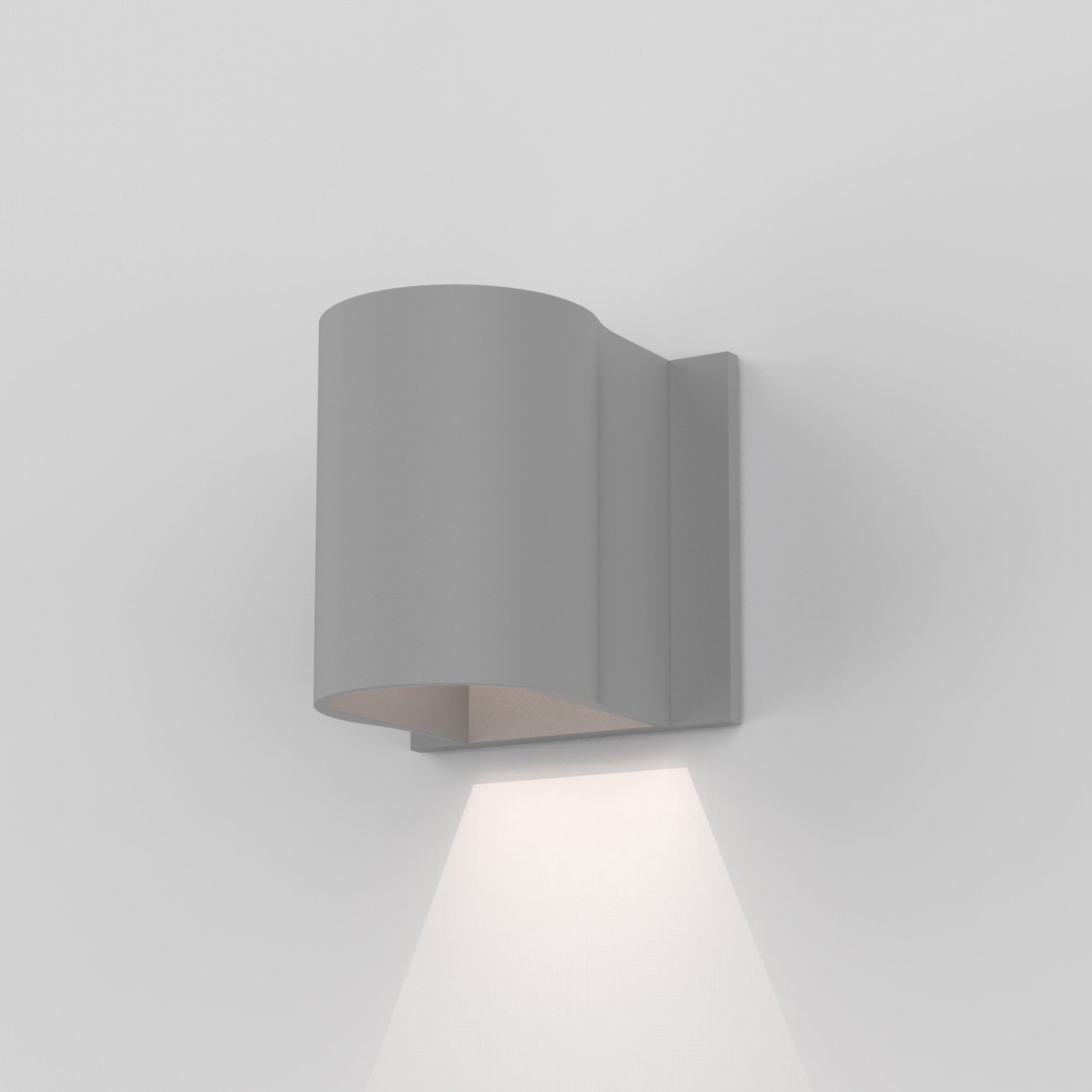 Astro Lighting Dunbar Wall Light Fixtures Astro Lighting 4.17x4.33x4.33 Textured Grey Yes (Integral), High Power LED
