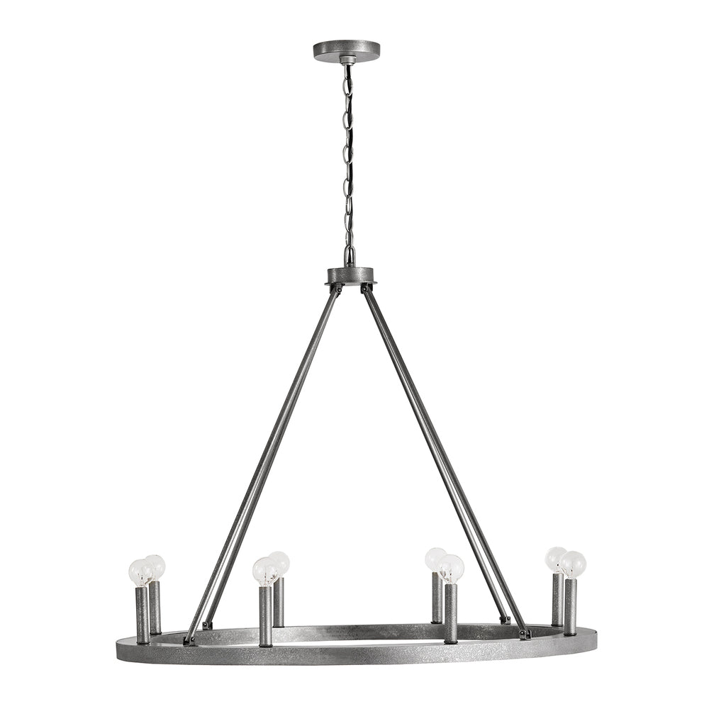 Capital 8 Light Chandelier 440081 Chandeliers Capital Nickel  