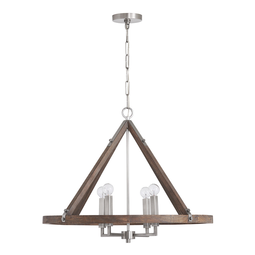 Capital 4 Light Chandelier 440141 Chandelier Capital Combination Finishes  