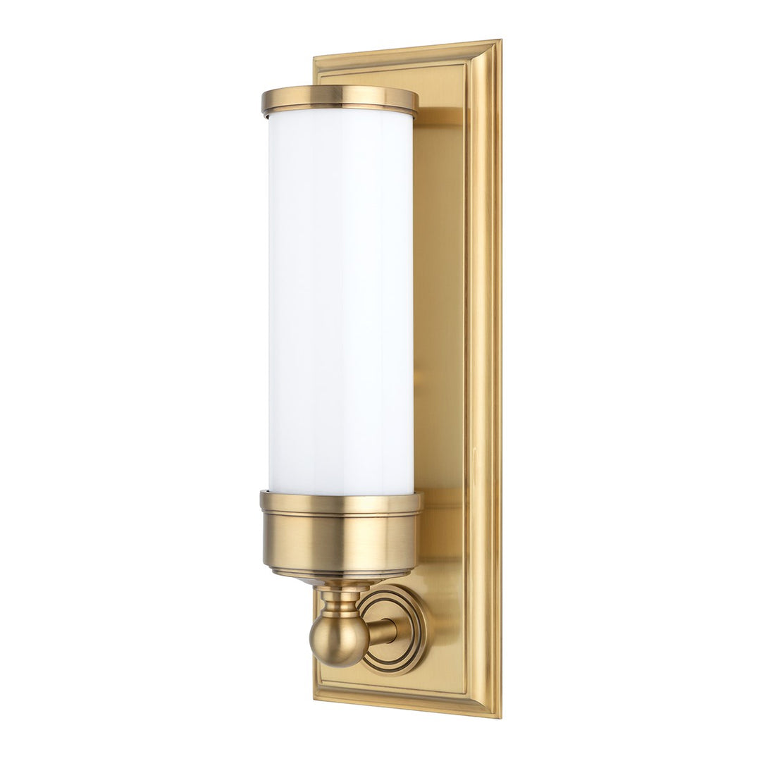 Everett - 1 LIGHT BATH BRACKET Vanity Lights Hudson Valley Lighting Aged Brass  