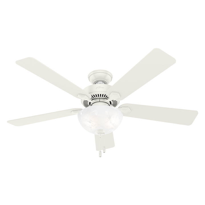 Hunter 52 inch Swanson Ceiling Fan with LED Light Kit and Pull Chain Indoor Ceiling Fans Hunter