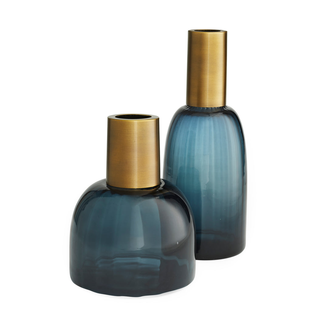 Arteriors Huff Vases, Set of 2 4868 Vases Arteriors   