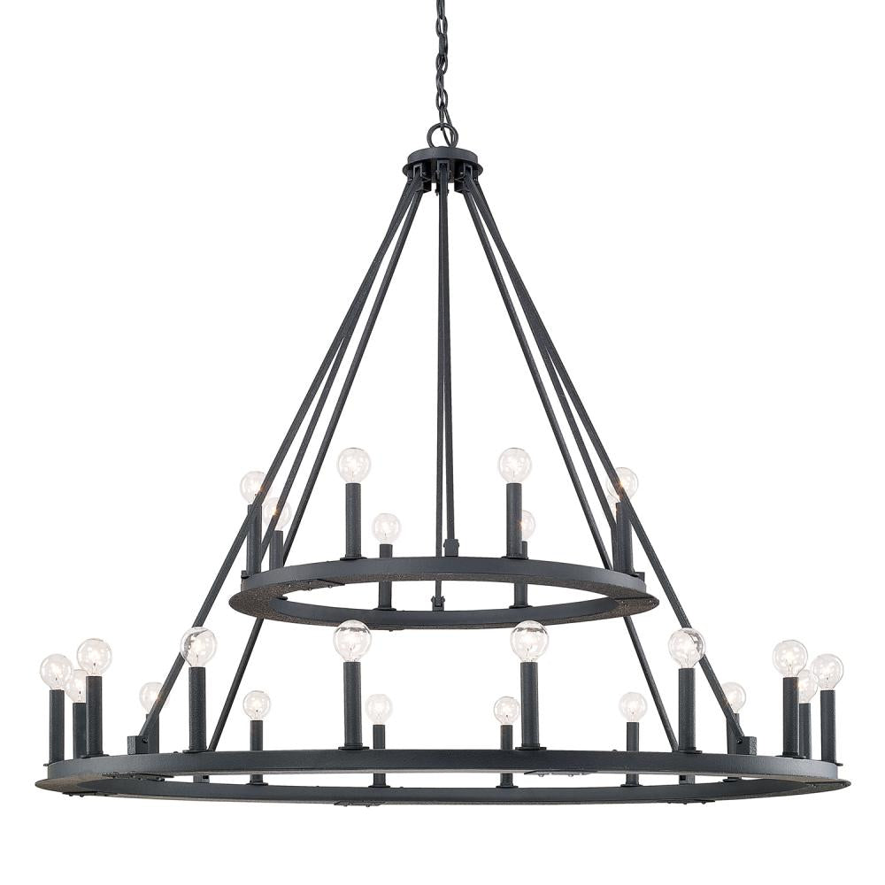 Capital 24 Light Chandelier 4910 Chandeliers Capital Black  