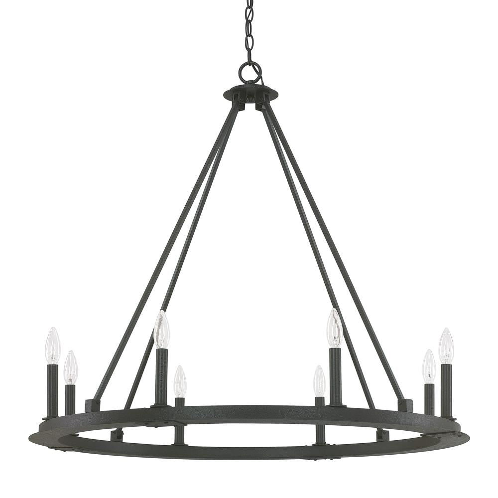 Capital 8 Light Chandelier 4918 Chandeliers Capital Black  