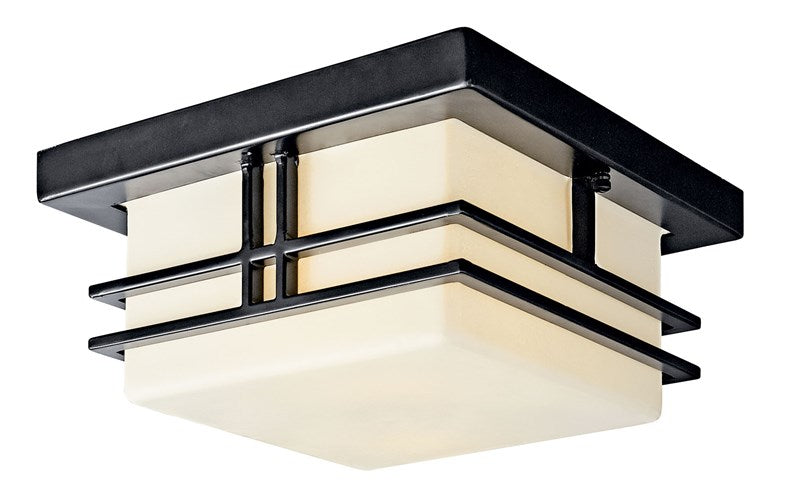 Kichler Tremillo  Outdoor Flush & Semi Flush Mt Outdoor Wall Lights Kichler Black 11.5x6.5 