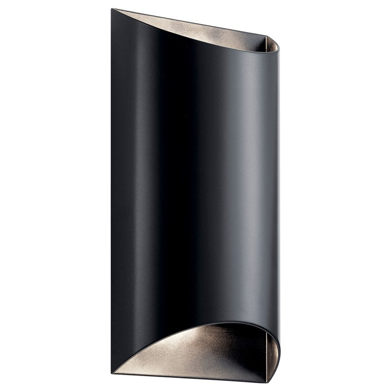 Kichler Wesley  Outdoor Wall Outdoor Wall Lights Kichler Black 7x13.75 