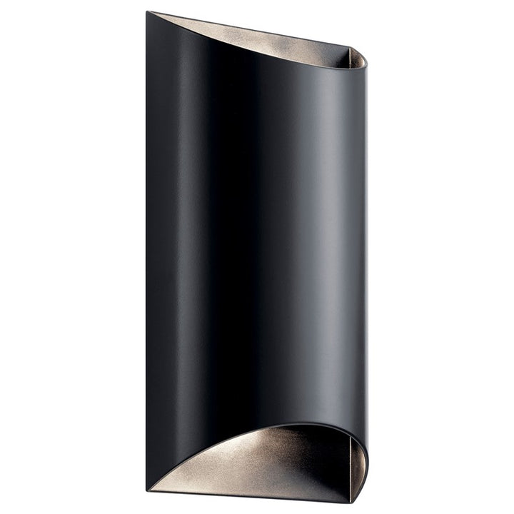 Kichler Wesley Outdoor Wall Outdoor Wall Lights Kichler Black 7x13.75