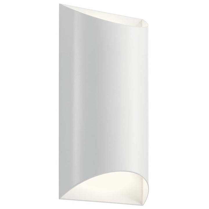 Kichler Wesley Outdoor Wall Outdoor Wall Lights Kichler White 7x13.75