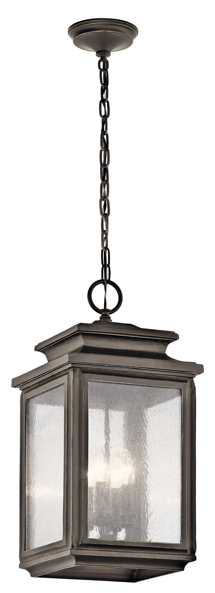 Kichler Wiscombe Park  Outdoor Hanging Pendant Outdoor Hanging Lights Kichler Olde Bronze 11x23 